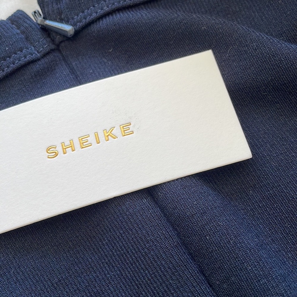 Sheike Mirage Navy Long Sleeve Dress | Size 6 - Picture 5 of 7